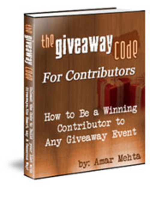Product picture The Giveaway Code plr