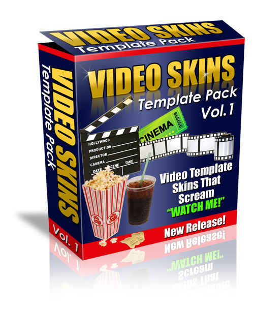 Product picture Video Skins Templates Vol. 1 plr