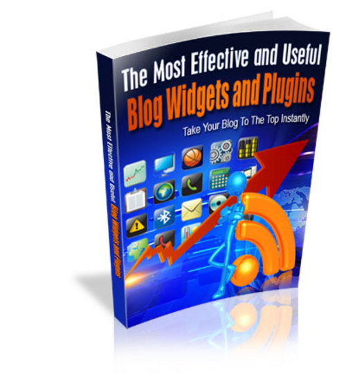 Product picture Most Effective and Useful Blog Widgets and Plugins plr