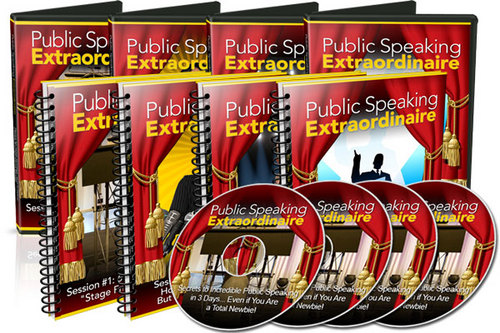 Product picture Public Speaking Extraordinaire - Video Training Series plr