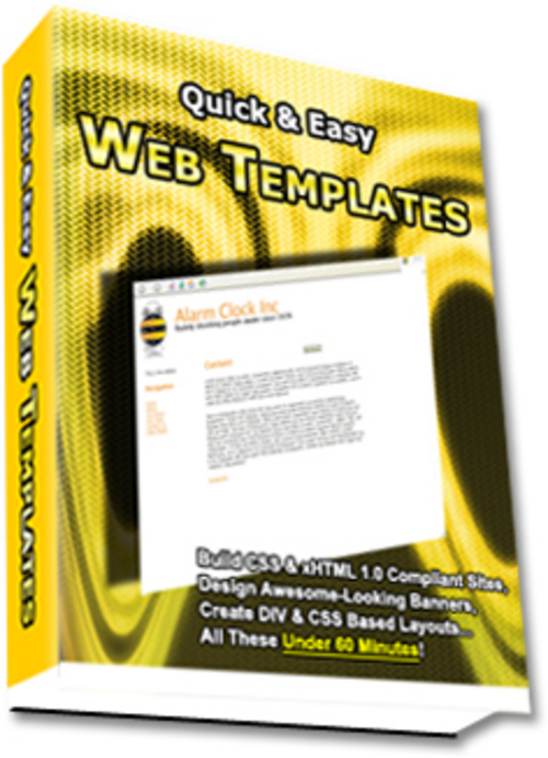 Product picture Quick and Easy Web Templates (PLR)
