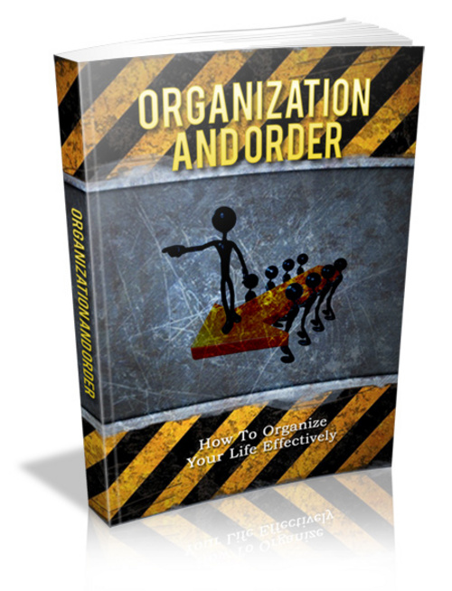 Product picture Organization and Order plr