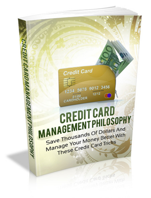 Product picture Credit Card Management Philosophy (PLR)