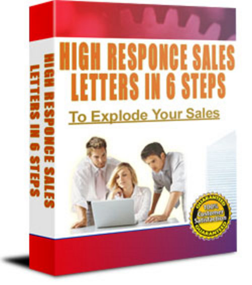 Product picture High Response Sales Letters in 6 Easy Steps (PLR) 