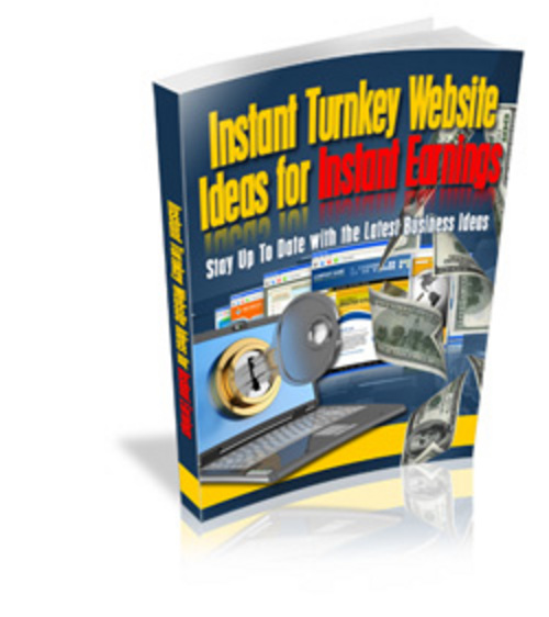 Product picture Instant Turnkey Website Ideas for Instant Earnings plr