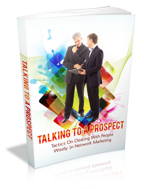 Product picture Talking to a Prospect (PLR)