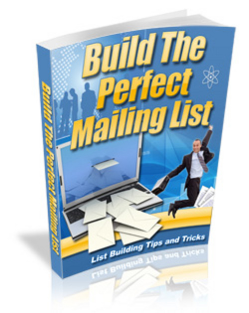 Product picture Build The Perfect Mailing List plr