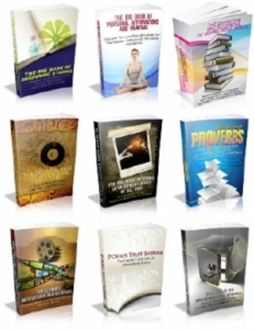 Product picture Inspirational Words - eBook Series (PLR)