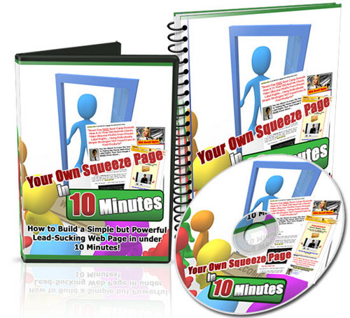 Product picture Your Own Sqeezepage in 10 Minutes - Audio and Video plr