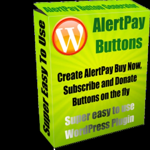 Product picture AlertPay Button Generator for Wordpress plr