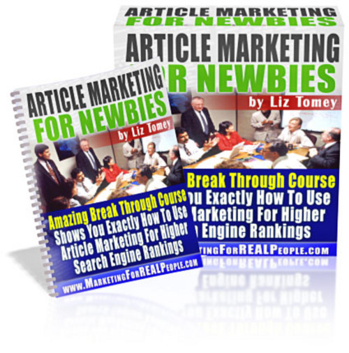 Product picture Article Marketing for Newbies plr