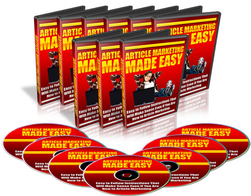 Product picture Article Marketing Made Easy - Video Series plr