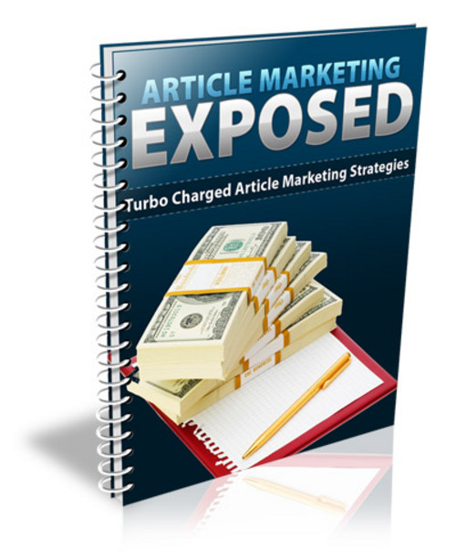 Product picture Article Marketing Exposed plr