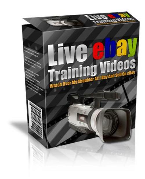 Product picture Live Ebay Training Videos plr