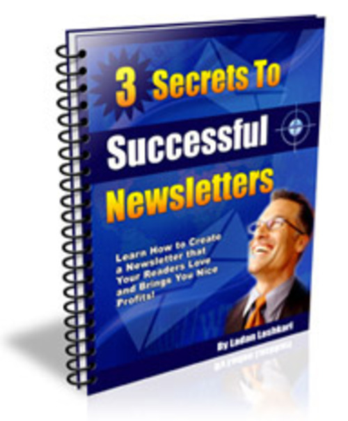 Product picture 3 Secrets to Successful Newsletters 