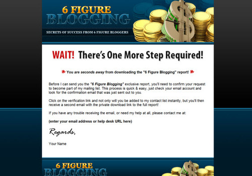 Product picture 6 Figure Blogging (PLR)