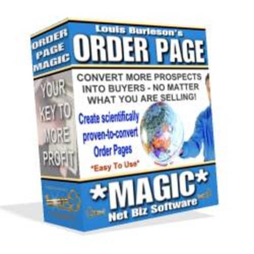 Product picture Order Page Magic (PLR)