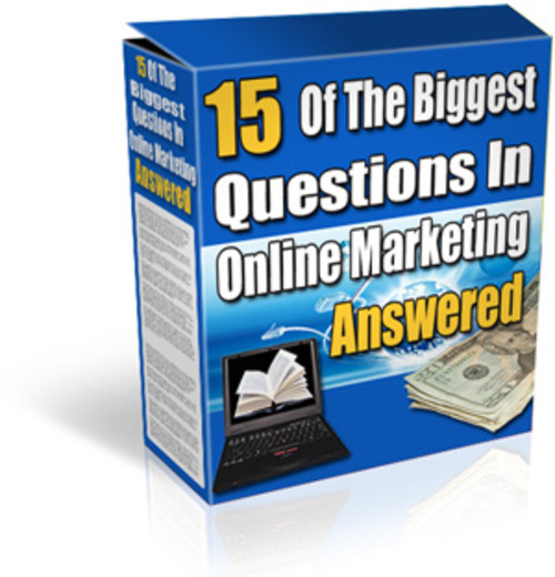 Product picture 15 Internet Marketing Questions Answered (PLR)