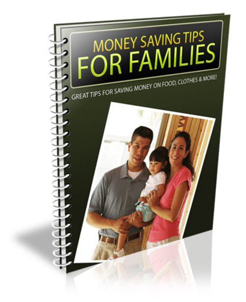 Product picture Money Saving Tips for Families