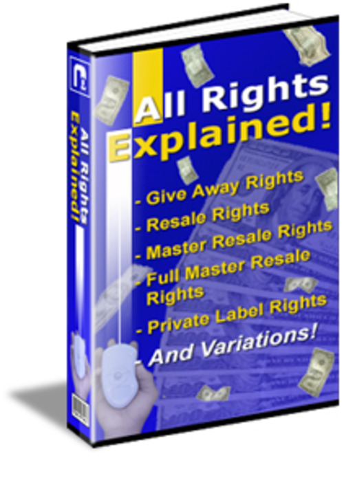 Product picture All Rights Explained (PLR)
