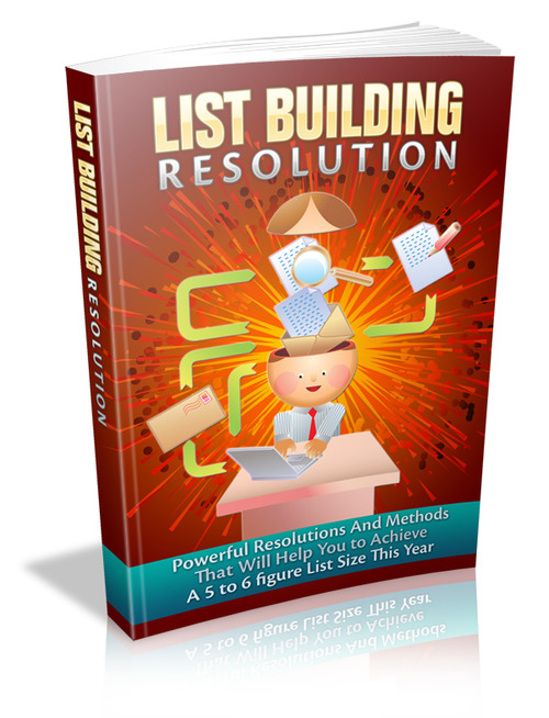 Product picture List Building Resolution - Viral eBook