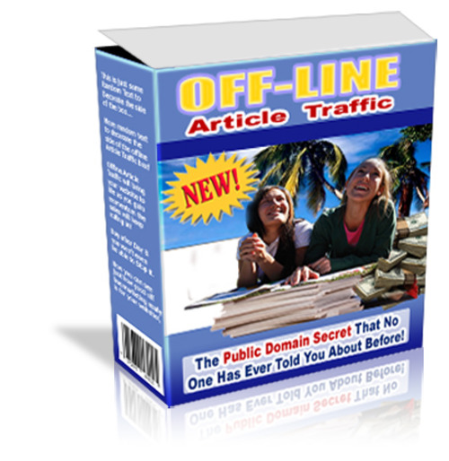 Product picture Offline Article Traffic - Video Series (PLR)