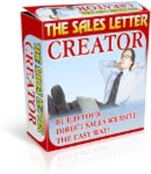Product picture Sales Letter Creator (PLR)