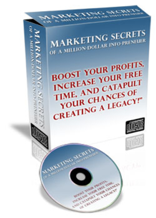 Product picture Marketing Secrets of a Million Dollar Info-Preneuer