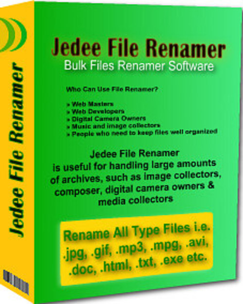 Product picture Jedee File Renamer